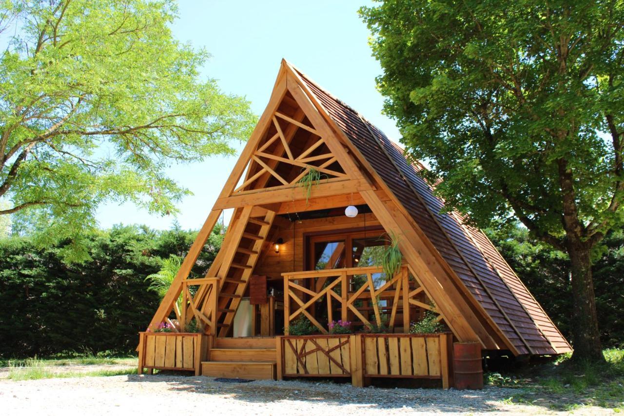 Recoubeau-Jansac Habitat Createur - Hebergements Insolites Au Camping Municipal "Les Ecureuils" מראה חיצוני תמונה
