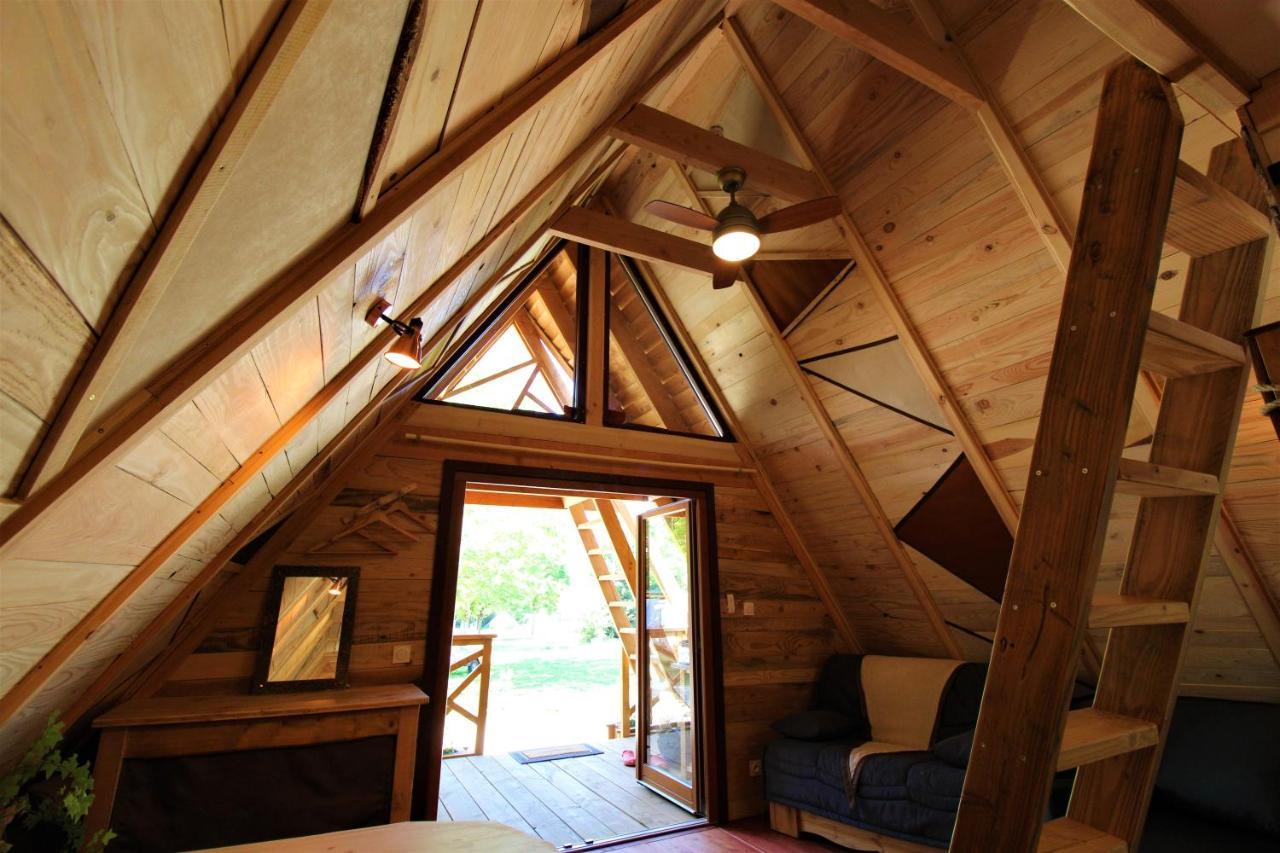 Recoubeau-Jansac Habitat Createur - Hebergements Insolites Au Camping Municipal "Les Ecureuils" מראה חיצוני תמונה