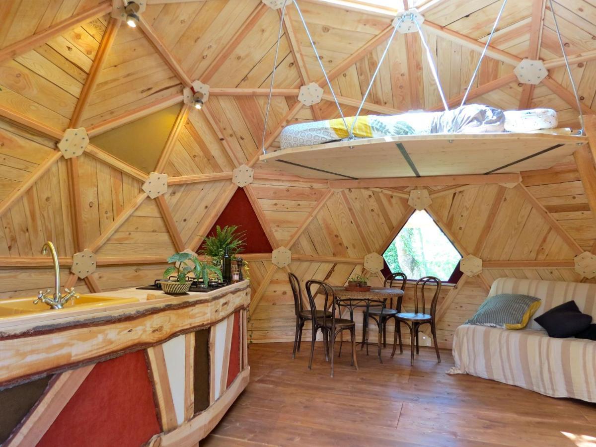 Recoubeau-Jansac Habitat Createur - Hebergements Insolites Au Camping Municipal "Les Ecureuils" מראה חיצוני תמונה