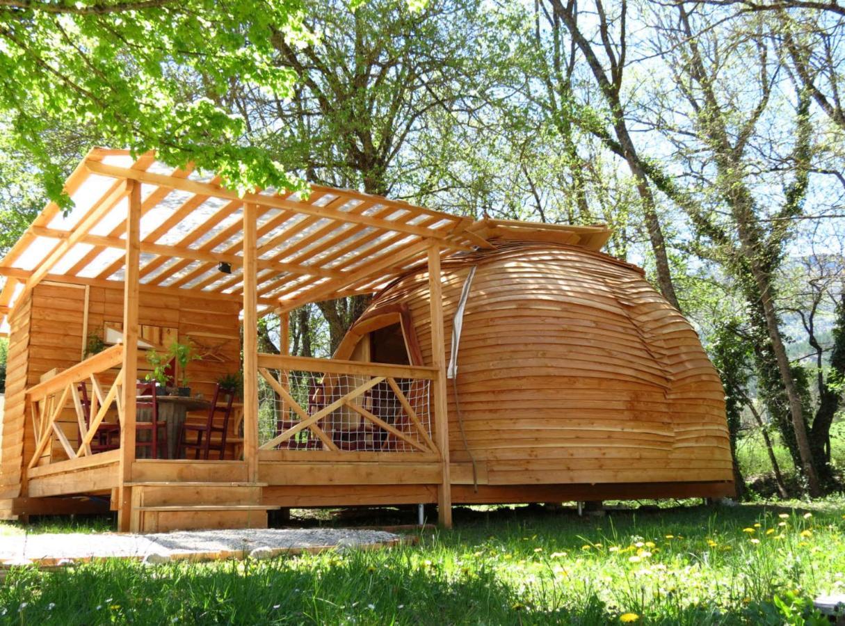 Recoubeau-Jansac Habitat Createur - Hebergements Insolites Au Camping Municipal "Les Ecureuils" מראה חיצוני תמונה