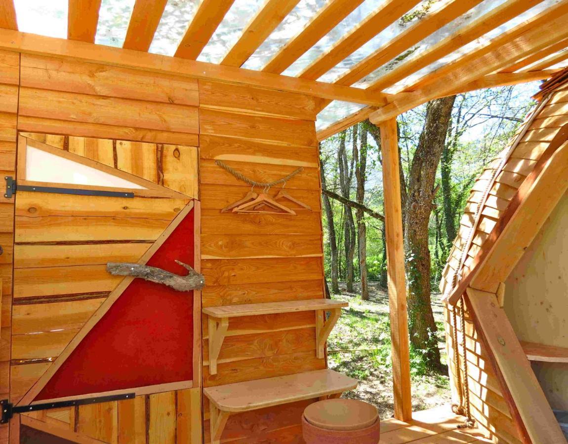 Recoubeau-Jansac Habitat Createur - Hebergements Insolites Au Camping Municipal "Les Ecureuils" מראה חיצוני תמונה