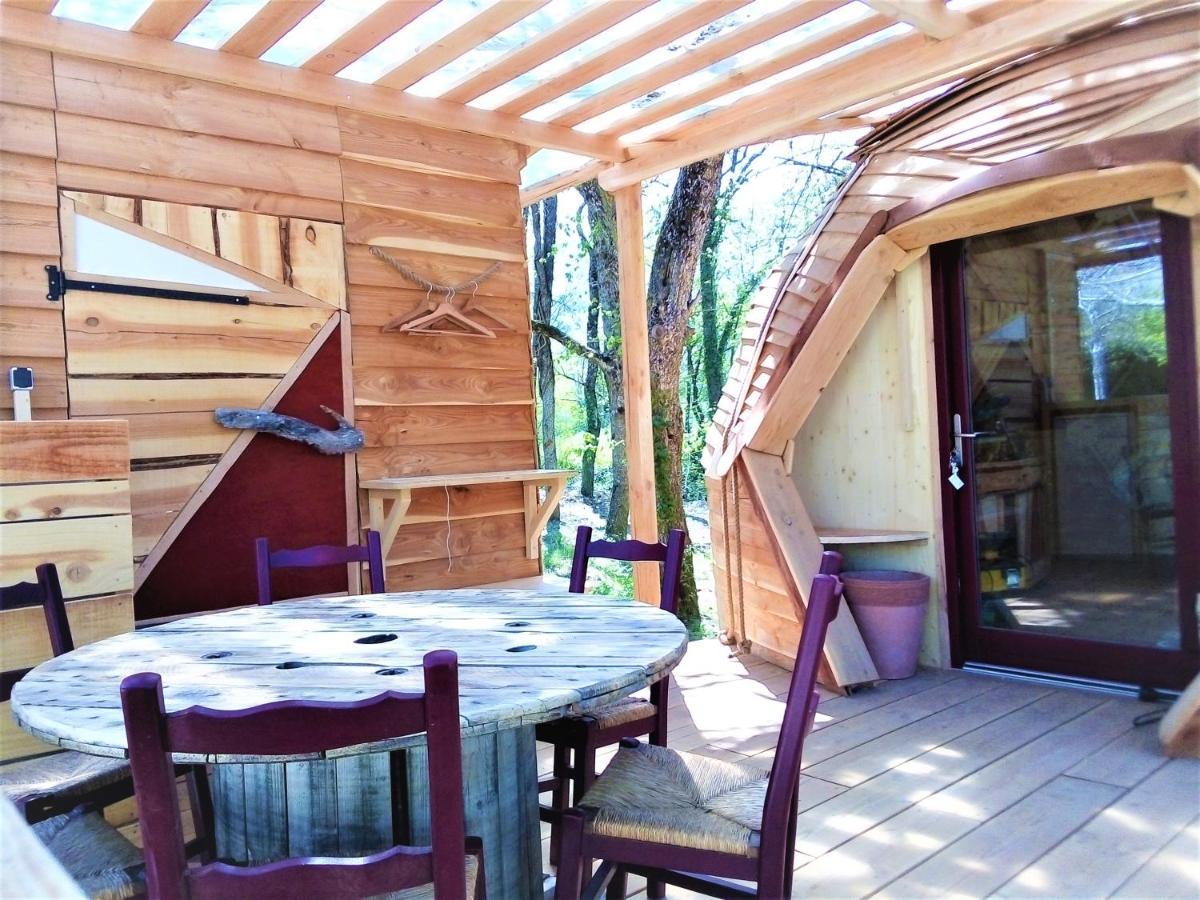 Recoubeau-Jansac Habitat Createur - Hebergements Insolites Au Camping Municipal "Les Ecureuils" מראה חיצוני תמונה