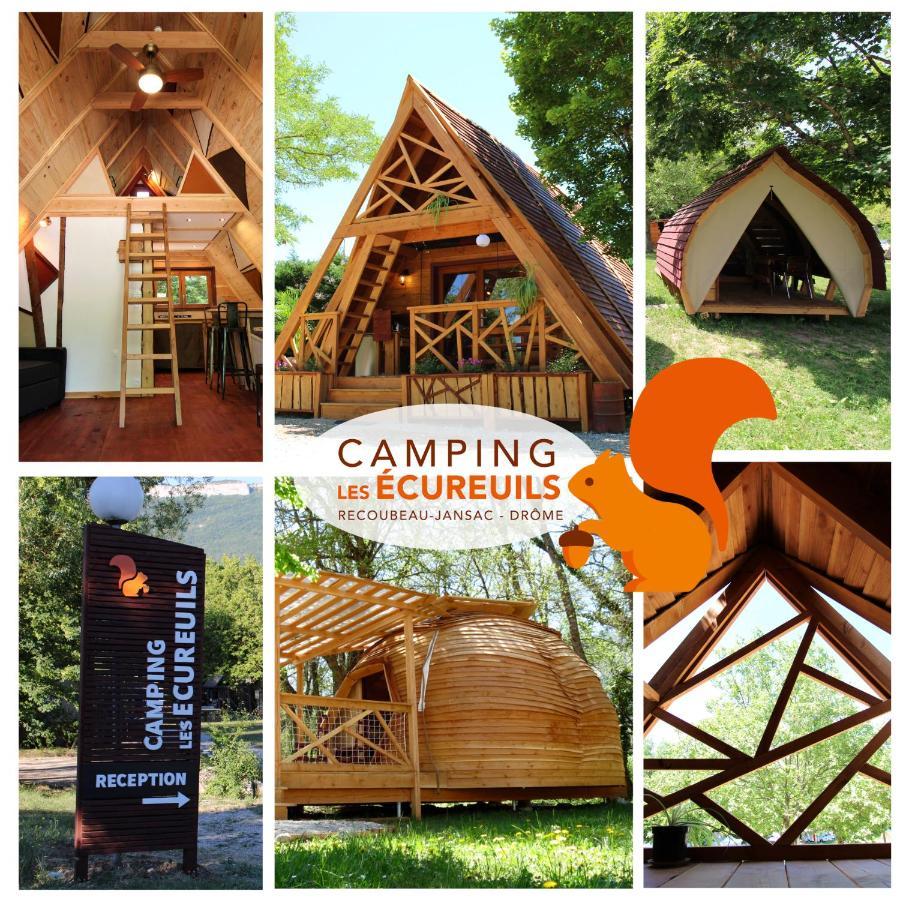 Recoubeau-Jansac Habitat Createur - Hebergements Insolites Au Camping Municipal "Les Ecureuils" מראה חיצוני תמונה