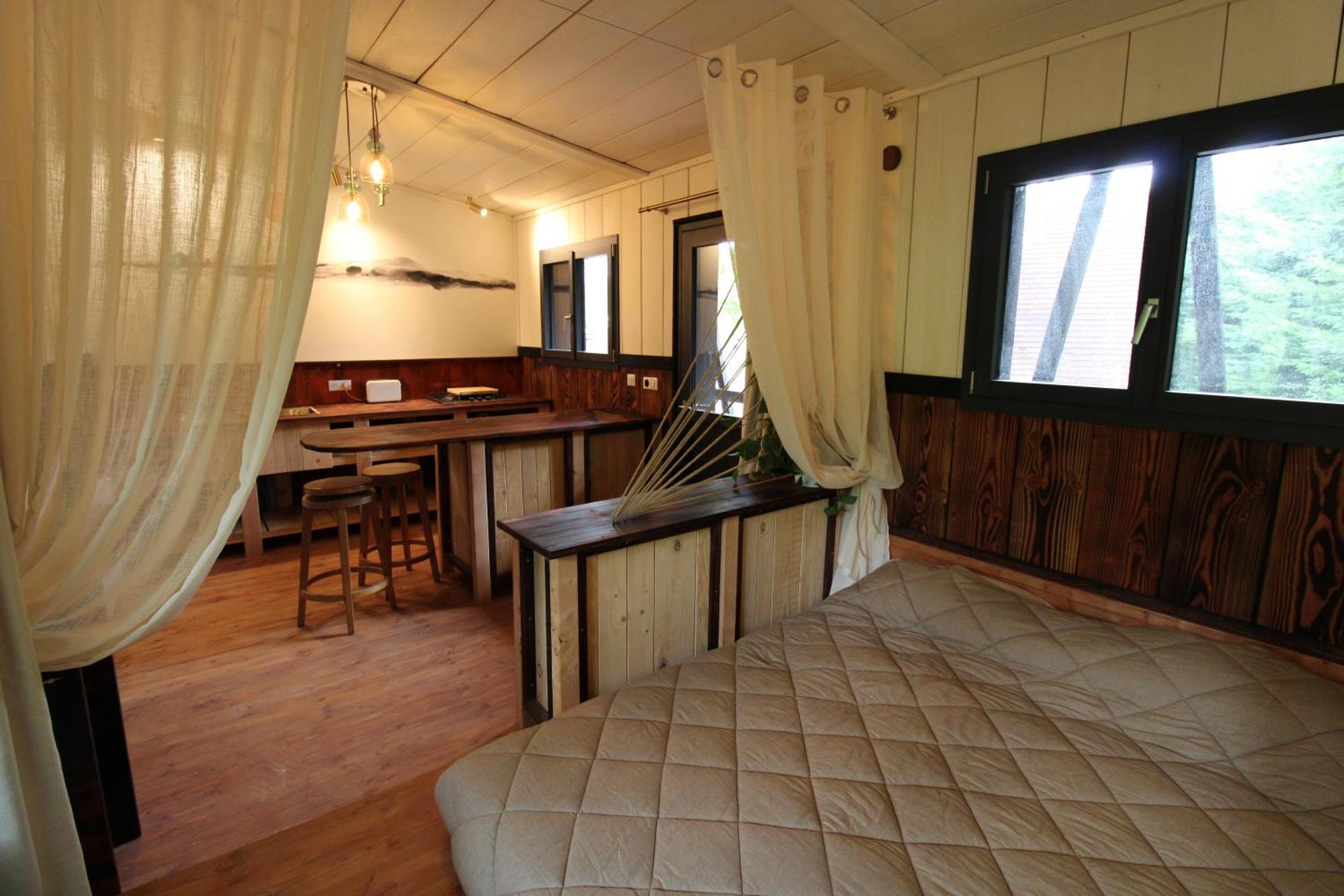 Recoubeau-Jansac Habitat Createur - Hebergements Insolites Au Camping Municipal "Les Ecureuils" מראה חיצוני תמונה